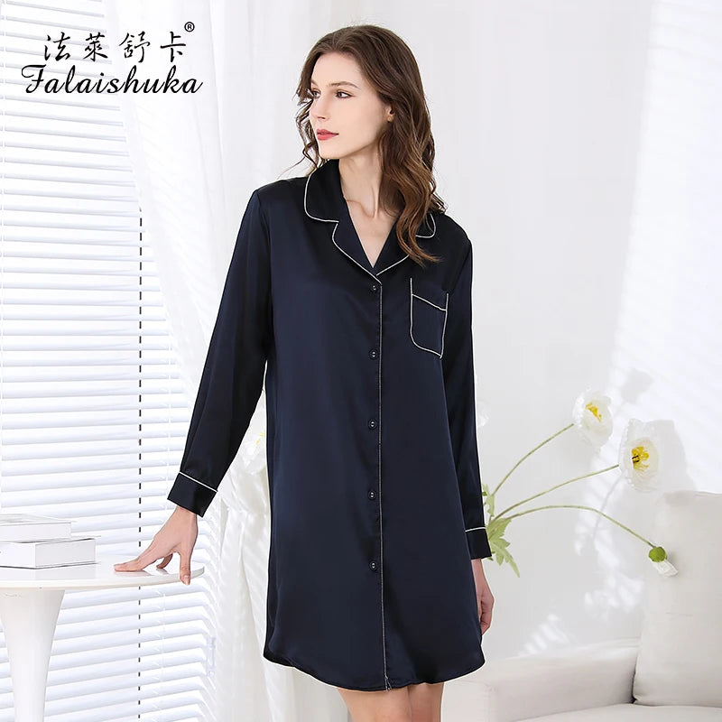 100% Genuine Silk Dress Women sleepwear