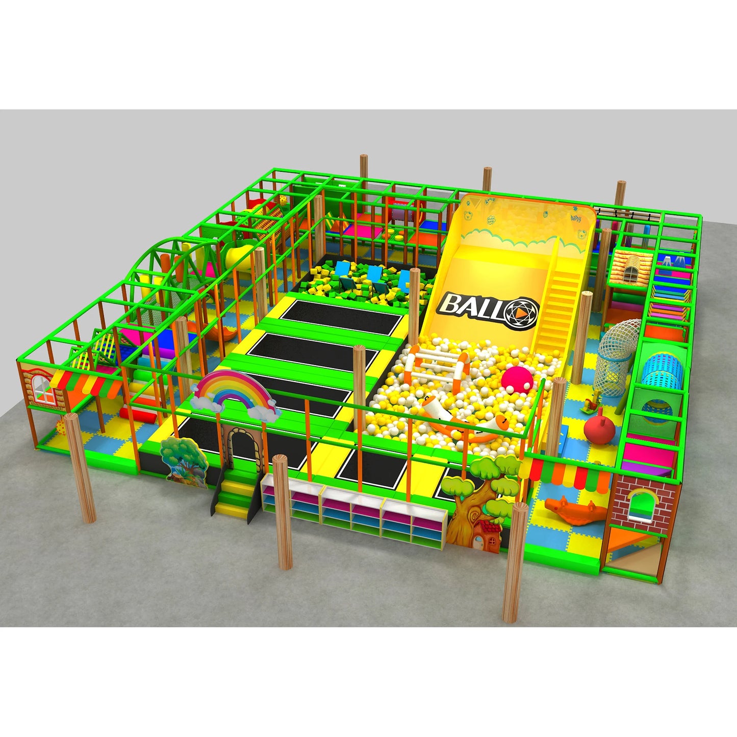 Play Center With Large Ball Pool