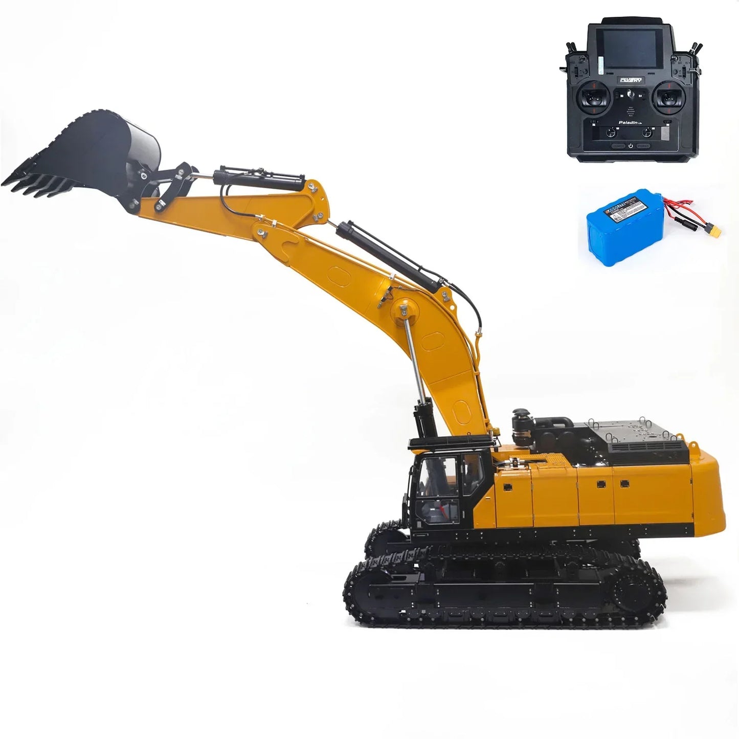 KABOLITE SY980H RC Excavator 1/14 K980 Hydraulic RC Excavator Metal Model Heavy Engineering Remote Control Car Adult Toy