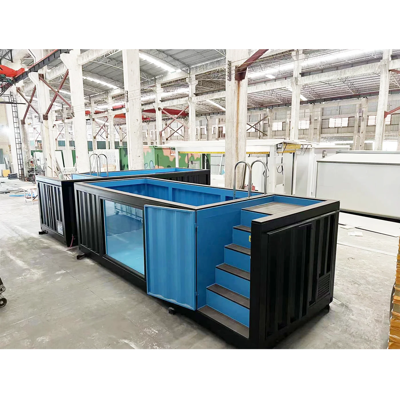 Wholesale house  customized modular shipping container swimming pool 20ft 40ft pool container