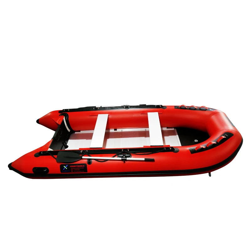 Hot sale rigid hypalon polyester 6m inflatable life boat kayak boat inflatable for water sports 4 persons  from China X