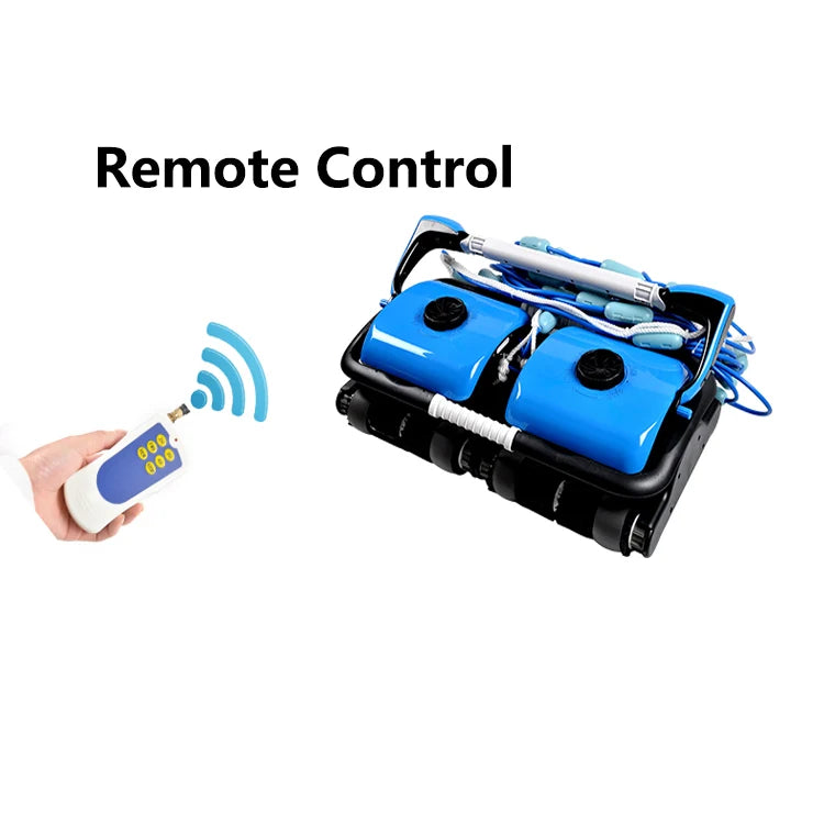 Swimming pool climbing wall remote control double body automatic cleaning robot vacuum cleaner