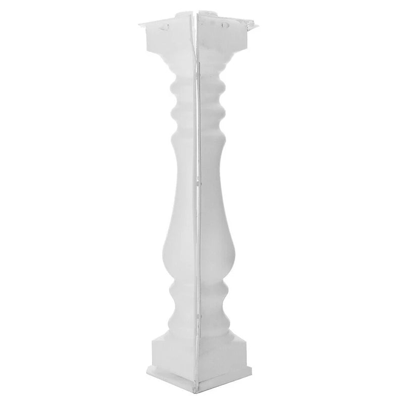 BEAU-3set 60X14cm Roman Column Mold Balcony Garden Pool Fence Cement Railing Plaster Concrete Mold Column Mold