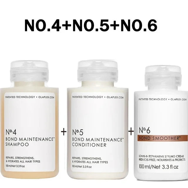 1/3/4PCS Original No.4/5/6/7 Set Hair Shampoo And Conditioner Anti-high Temperature Repair Bonding Oils Hair Nursing Hair Mask