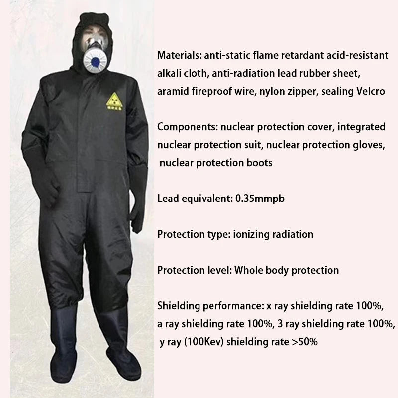 Nuclear Industry Protection Nuclear Wastewater Anti-Nuclear Nuclear Radiation Chemical Proof Protection Protective Suit