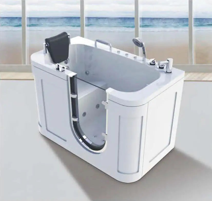 modern bathroom tubs rectangle Freestanding indoor waterfall Acrylic whirlpool bathtub Bathtubs & Whirlpools