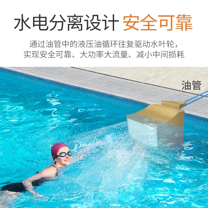 Villa Swimming Pool Countercurrent Trainer Boundless Swimming Pool Pointed Training Pusher Surfing Equipment