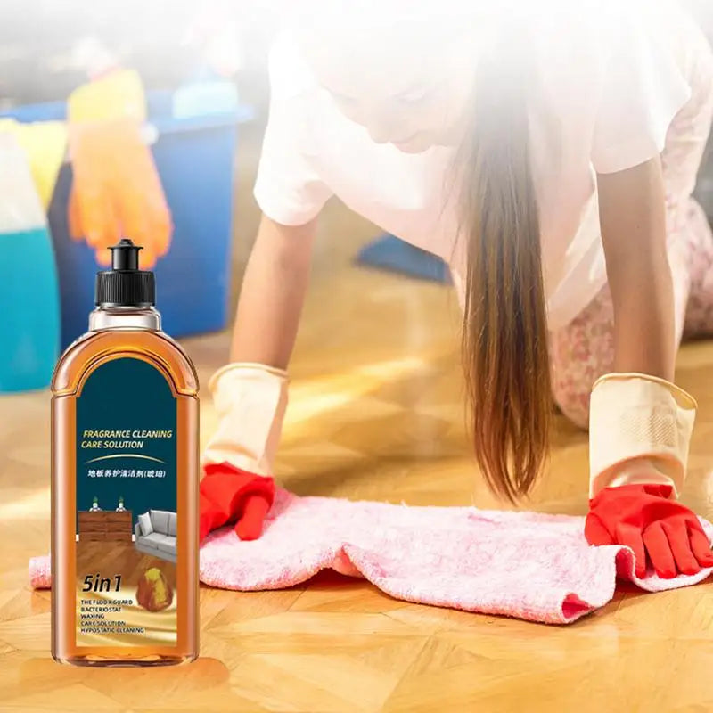 Hardwood Floor Cleaner 500ml All-Purpose Wall Wood Floor Cleaner Gentle Rejuvenates Floor Cleaner For Tile Floors Wooden