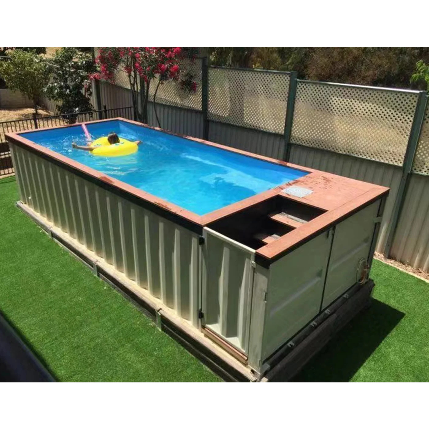 Wholesale house  customized modular shipping container swimming pool 20ft 40ft pool container