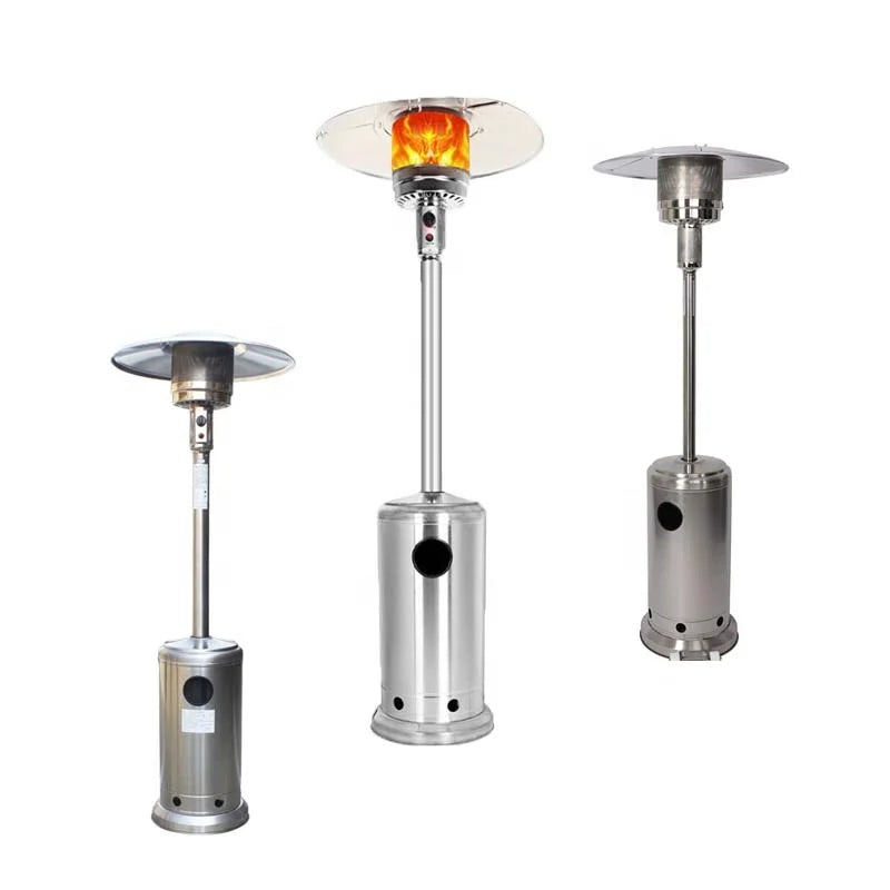 12kw Mushroom Shape Norway Style Stainless Steel Outdoor Patio Gas Stove Heater