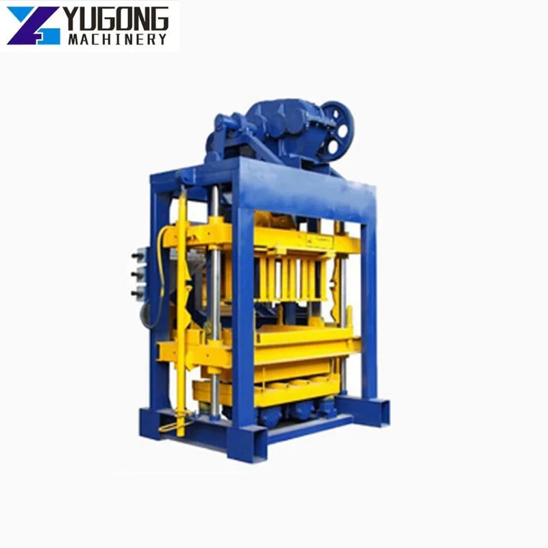 YG Small Concrete Block Plant Profitable Brick Making Machine Price Cheap Moving Concrete Hollow Flower Pot Brick Block Machine