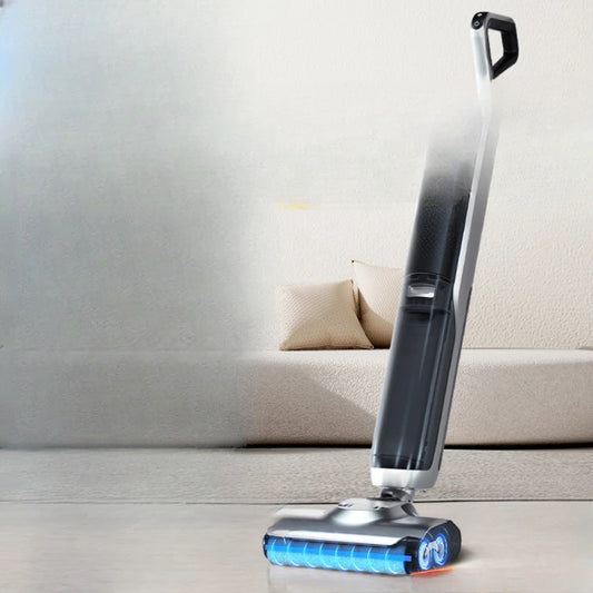 Dust-free X11 floor scrubber, double roller brush, household suction and mopping sweeping machine