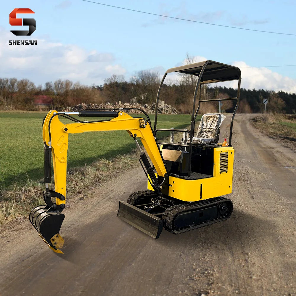 Mini excavator Road maintenance 15 excavator municipal greening side swing new rural rehabilitation customized