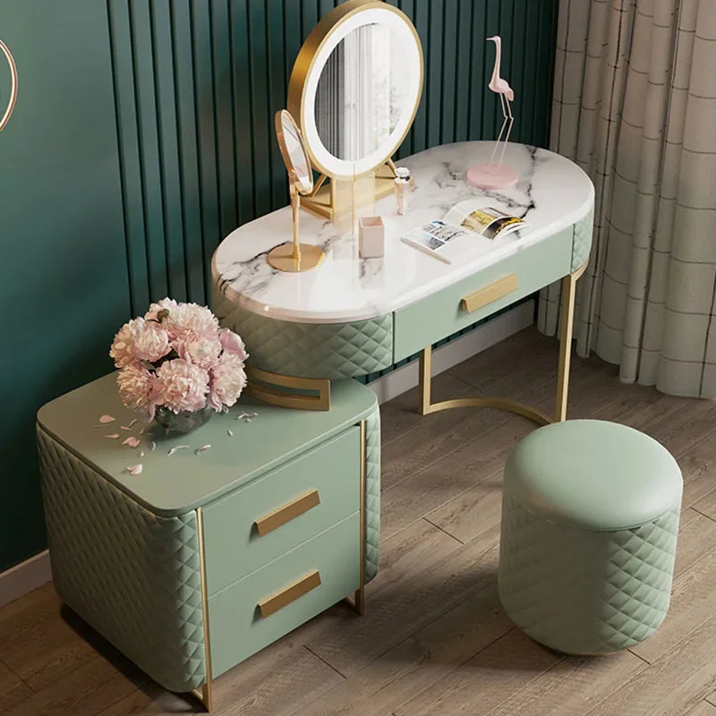 Computer Dressing Table Mirror Console Desk Drawers Make Up Table Storage Organizer Vanitys Para Maquillaje Bedroom Furniture