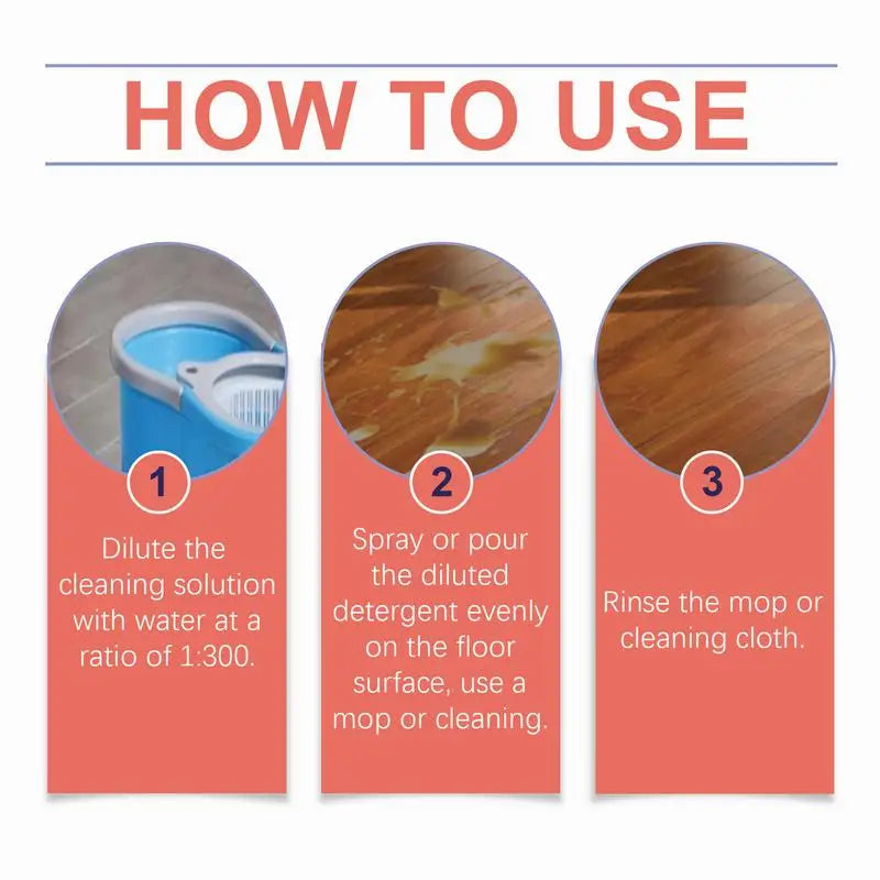 100ml Hardwood Floor Cleaner Floor Polishing Liquid All-Purpose Hardwood Floor Cleaning Solution floor cleaner for home supplies