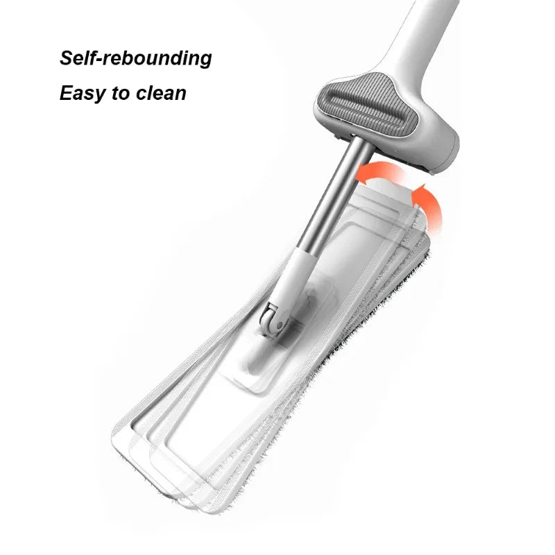 Wall Cleaner Mop 360 Rotating Dust Dry Wet Mop Telescopic Long Handle Hands Free for All Floor Types&Windows