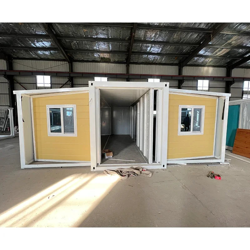 Ready To Ship Fold-Out Portable Shipping Container Home Cheap Tiny House Cabin Box on Wheels Price