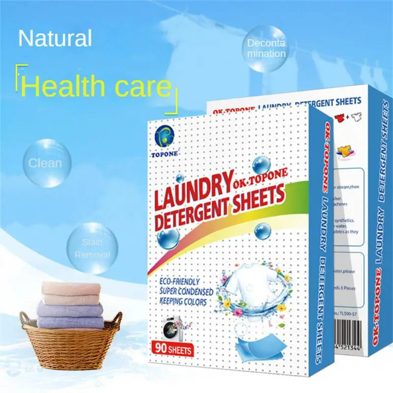 Laundry Sheet Household Nano Concentrated Washing Powder For Washing Machine Non-liquid Powder Soap Laundry Detergent Softener