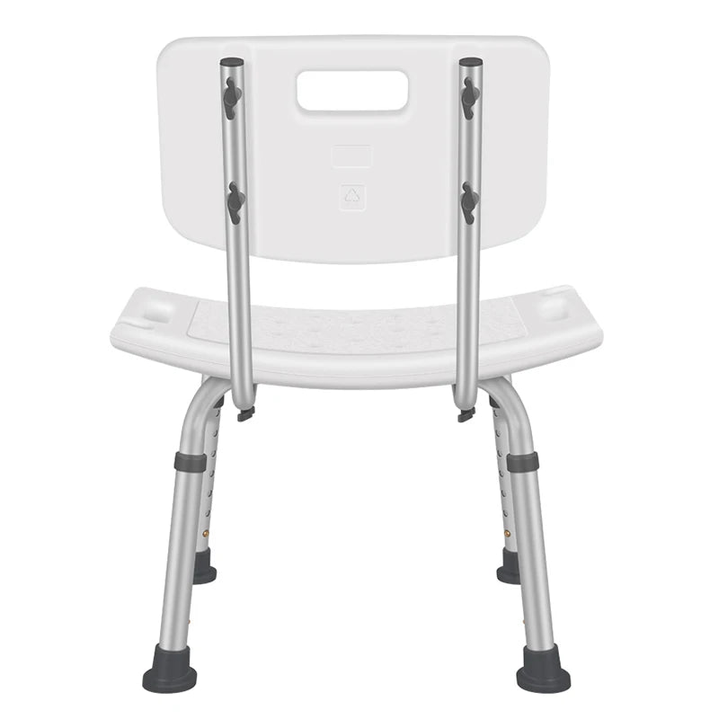 Adjustable Elderly bathroom seat anti-skid bath with backrest Non-slip mat chairs for elderly squat stool for shower chair