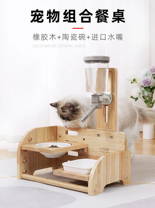 automatic hanging feeding bowl, water bottle, pet supplies