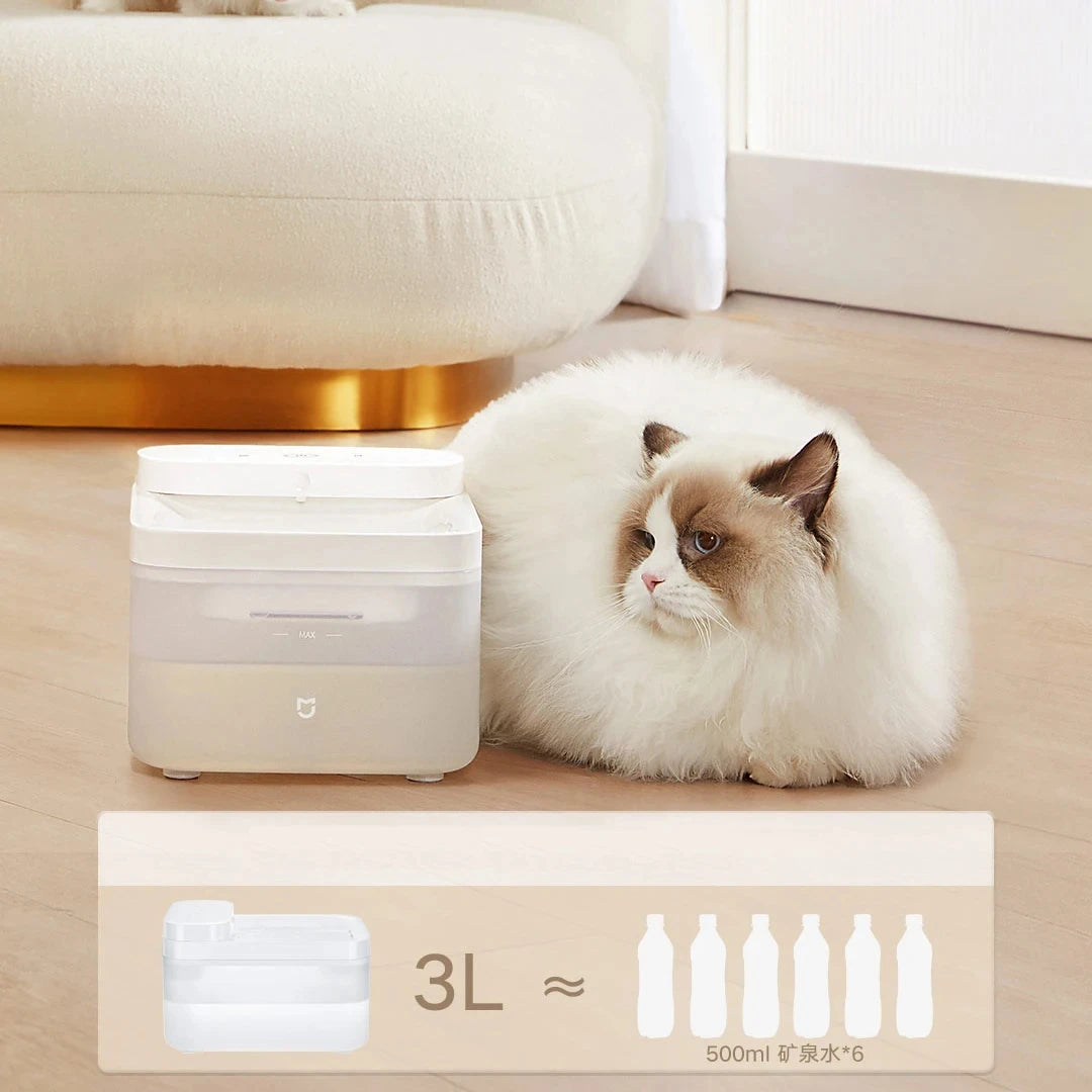 Mijia Wireless Smart Pet Water Drinking Dispenser Fountain Dog Cat Automatic Pet Mute Drink Feeder Bowl Works with Mijia APP