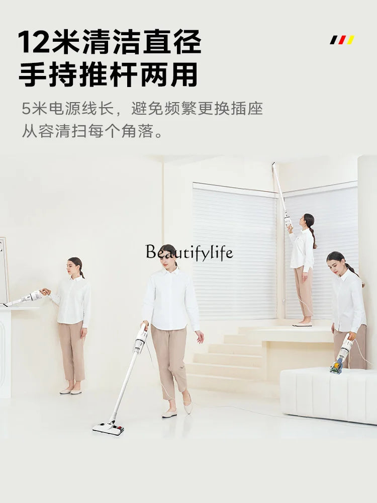 Large Suction Household Small Washing, Mopping and Suction All-in-One Machine High-Power Ultra-Quiet Strong Mites Instrument