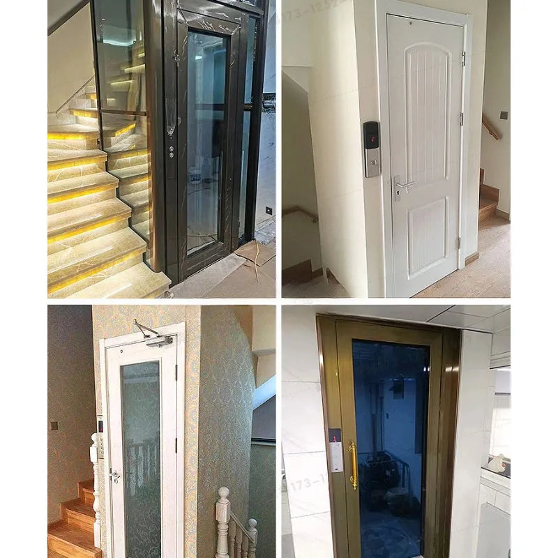 Home elevator villa lift indoor and outdoor small hydraulic platform sightseeing elevator