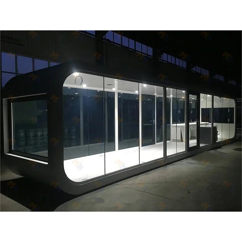 MH Economic Prefab Capsule Hotel 2 bedroom Apple Cabin Container House for sale