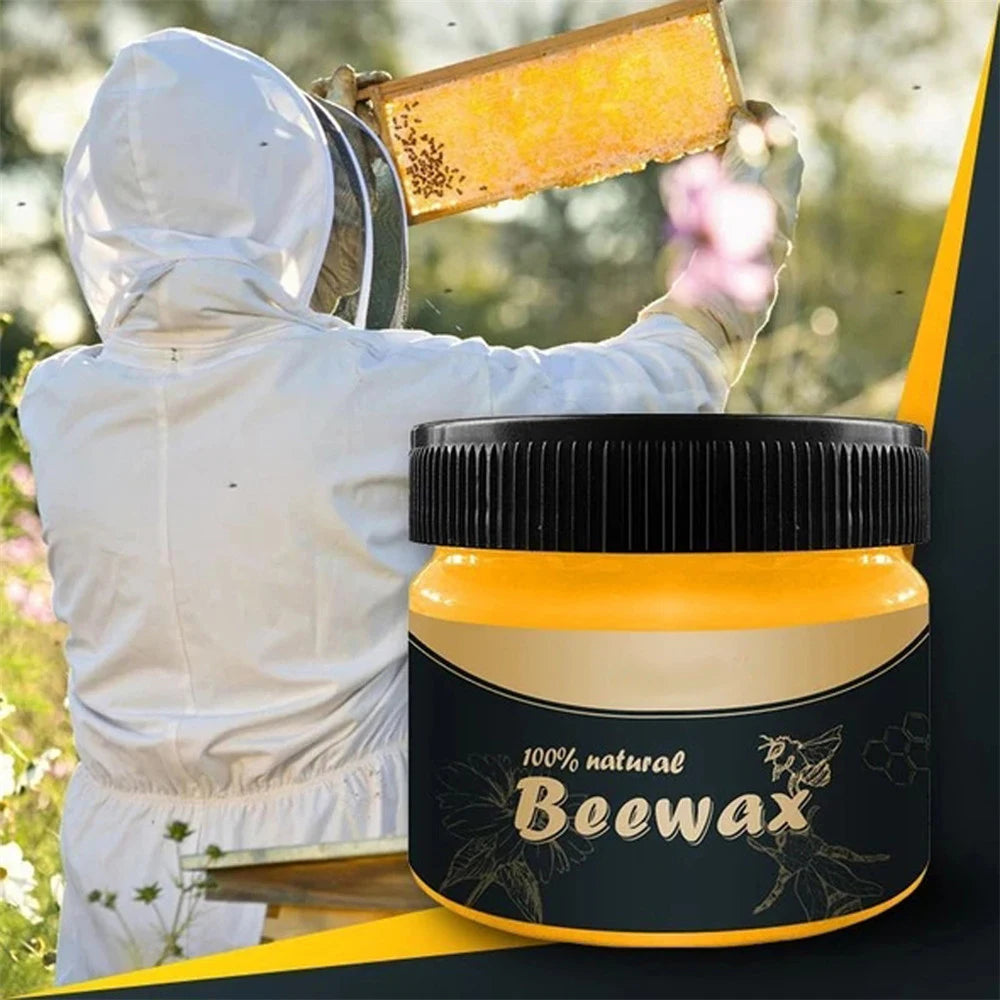 New Wood Seasoning Beewax Multipurpose Furniture Care Polish Cleaner for Floor Tables Cabinets Easy to Use All-Purpose Cleaner