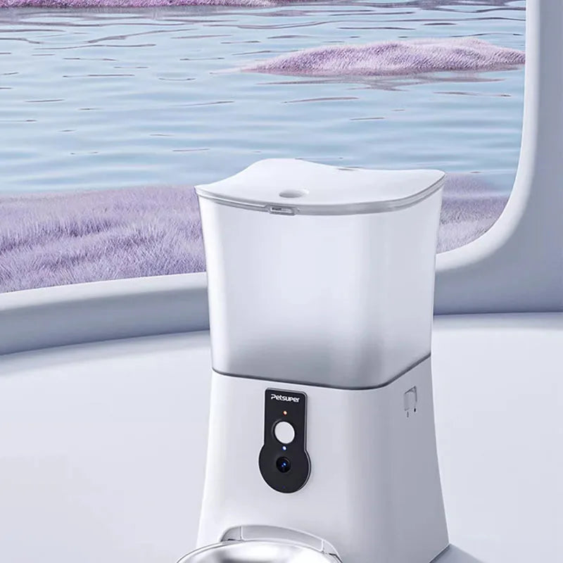 Automatic Water Dispenser Video Automatic Feeder Cat Food Bowl Intelligent Timing Dog Food Feeder Small Animal Supplies