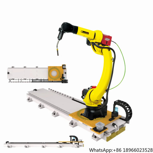 Robotic linear Guide Rail For Fanuc Welding Robot ARC Mate 120iD Solution For Arc Welding Robot Work Line