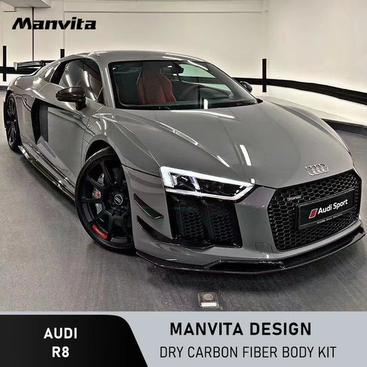 Manvita Dry Carbon Fiber Body Kit High Performance Full Dry Carbon For Audi R8 GT RWD Aero kit  Parts Style