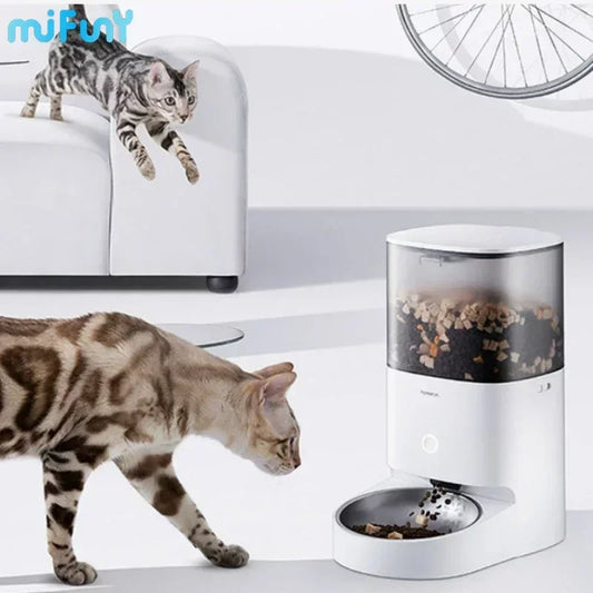 Automatic Pet Feeder Water Dispenser Cat Cat Food Dispenser App Smart Remote Control Regular Meal Cats Bowl Pet Products