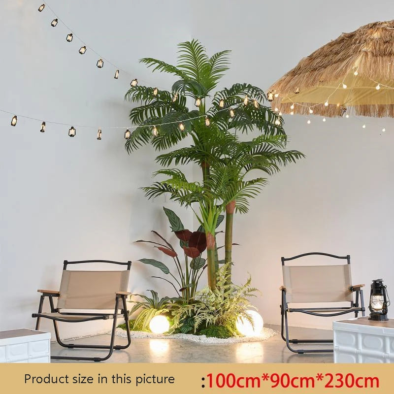 Simulation Green Plant -Dew Tropical Plant Landscaping Restaurant And Tavern Indoor Landscape Net Red Soft Furnishings