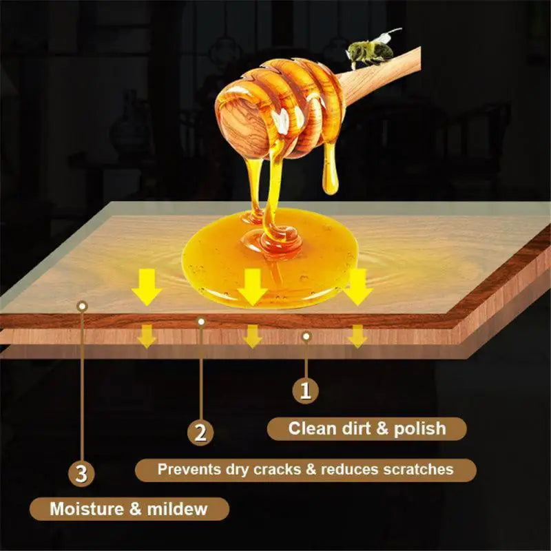 New Wood Seasoning Beewax Multipurpose Furniture Care Polish Cleaner for Floor Tables Cabinets Easy to Use All-Purpose Cleaner