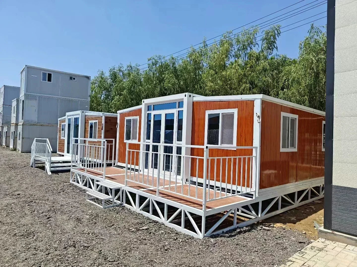 1 3 in 1 Foldable container steel structure modular house