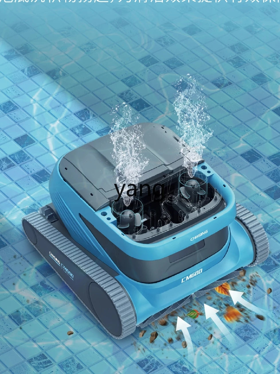 Yjq Swimming Pool Pool Cleaner Automatic Wall-Climbing Underwater Unmanned Cleaning Robot Pool Bottom Vacuum Cleaner