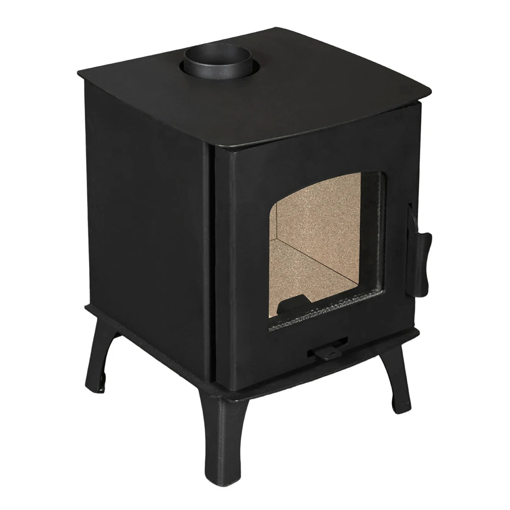 wood fireplace indoor Easy Clean steel Vermiculite Board Log cabin small wood burning stove