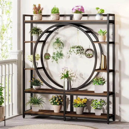 5-Tier Tall Plant Stand Indoor Plant Shelf Flower Pots Display Rack for Home