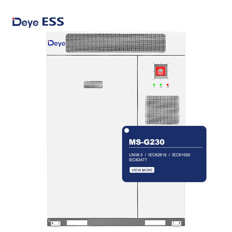 Ningbo Deye ESS MS-G230 All-in-one Solution lithium battery energy storage system container