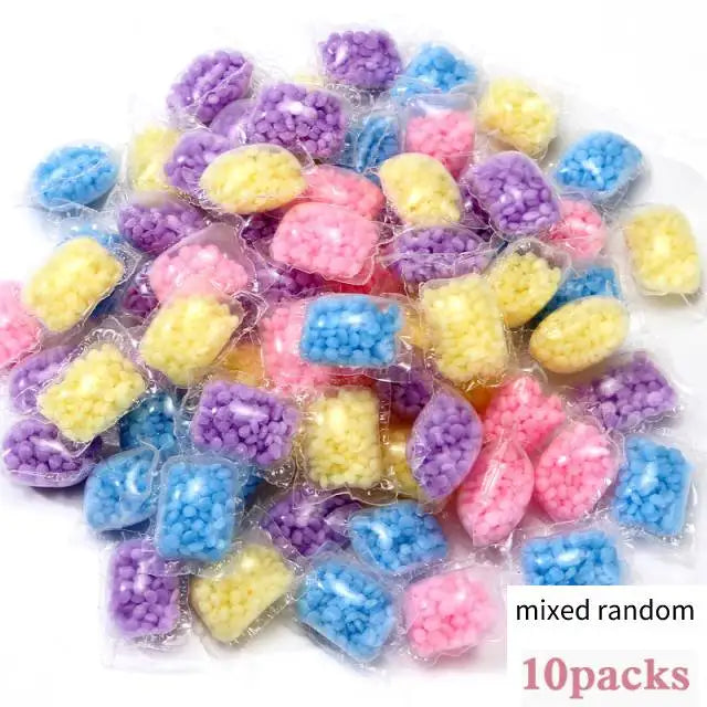 10/20pc Laundry Fragrance Beads Granule Water Soluble Softener Pods Laundry Scent Booster Aromas Boosting Clothes Aromatherapy