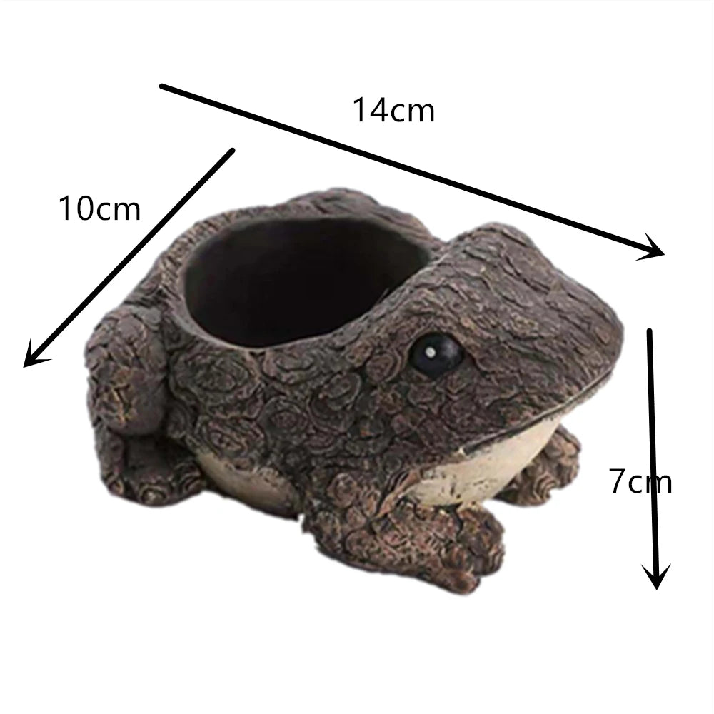 Cement Animal Planter Making Mould 3D Concrete Flower Pot Vase Silicone Molds DIY Home Garden Decoration Resin Craft