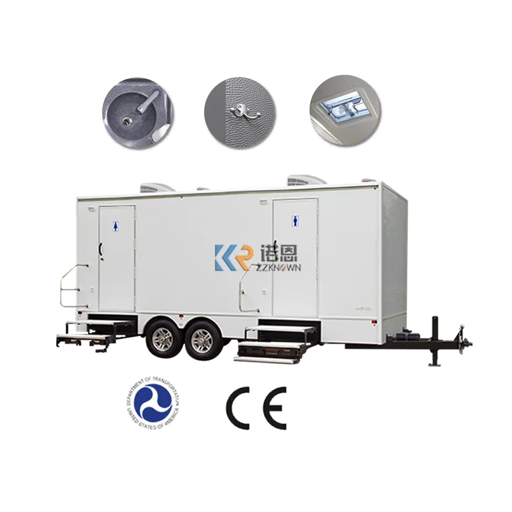 Portable Toilets Cabin Portable Toilets Mobile Plastic Outdoor Portable Toilet Trailer Restroom Trailer