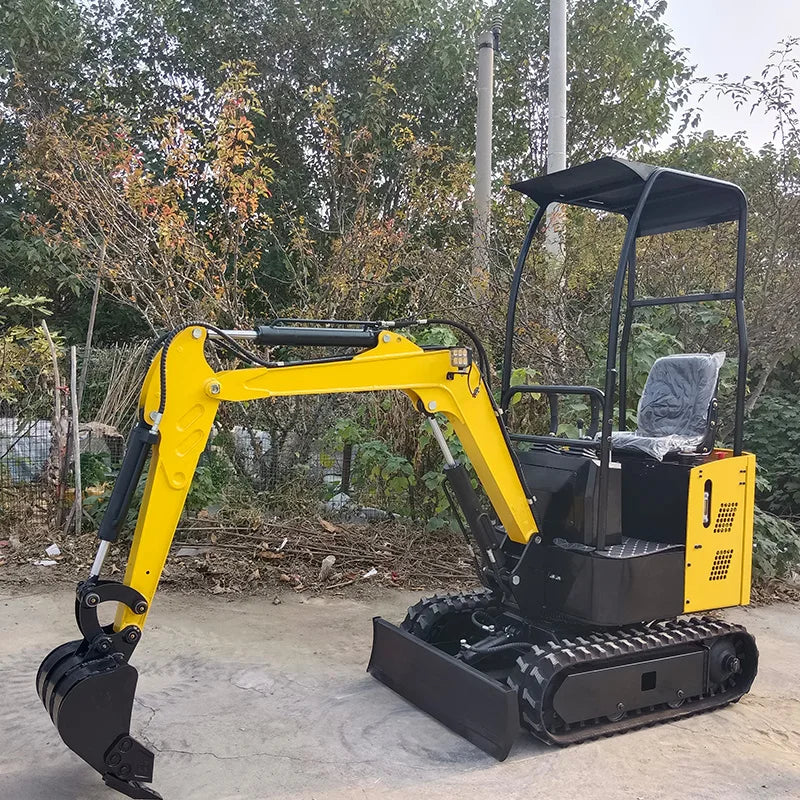 Mini excavator Road maintenance 15 excavator municipal greening side swing new rural rehabilitation customized