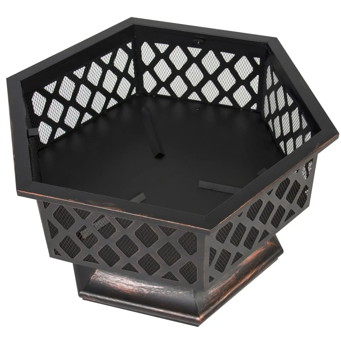 BBQ Fire Pit Six-fan Oven Outdoor Charcoal Grill Grill Grill Grill, Garden Stove With Mesh Cover Heating Stove