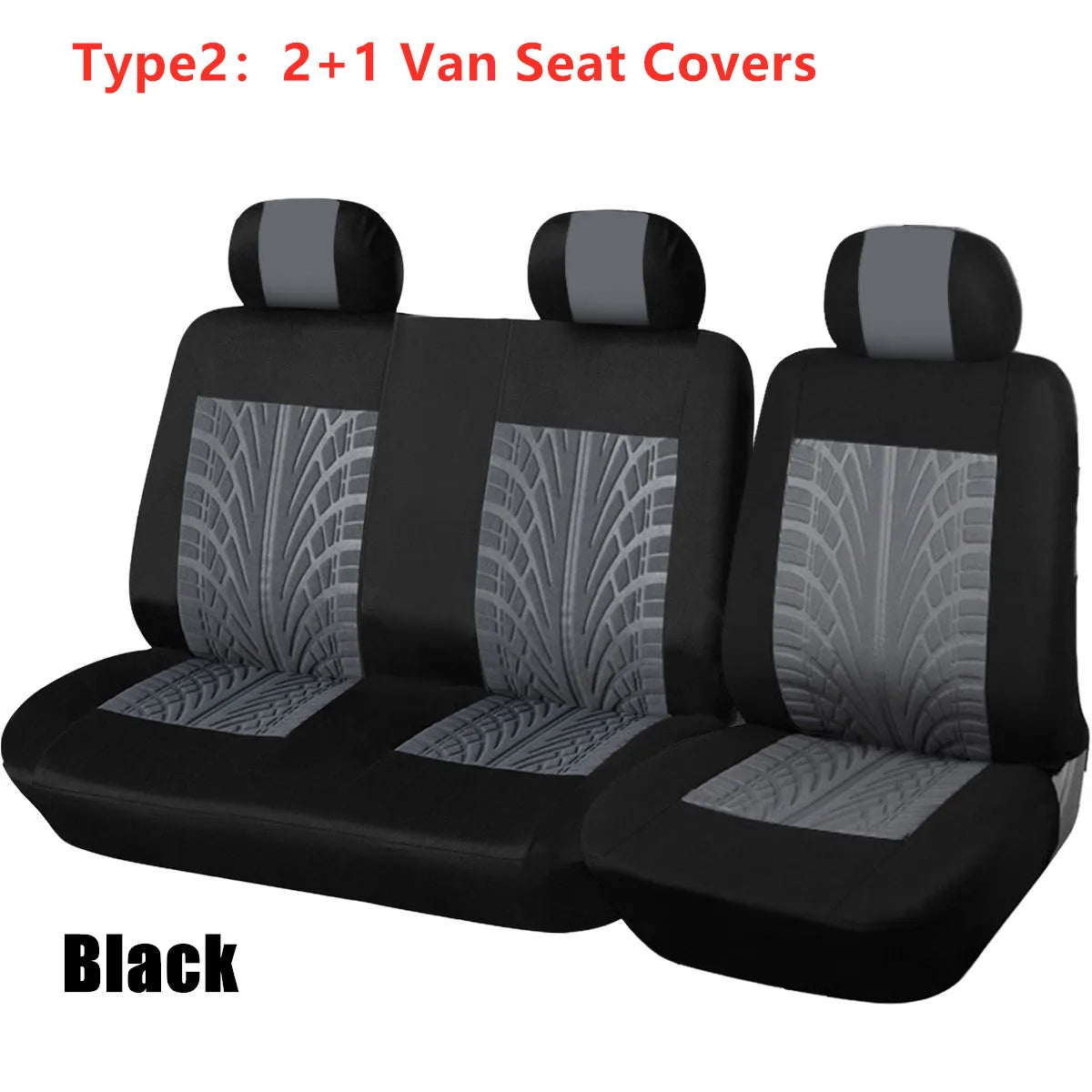 2+1 Seat Covers Car Seat Cover for Transporter for Ford Transit Van Truck Lorry for Renault for Peugeot for Opel Vivaro