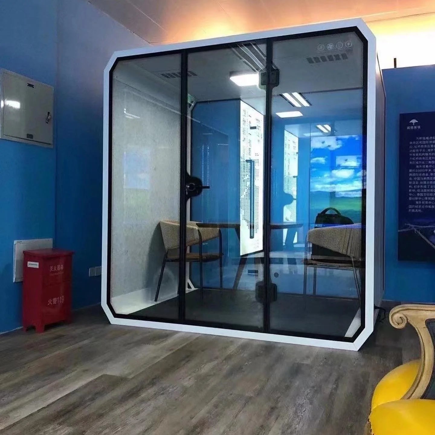 House Foldable Cabin Prefab Office Pod Soundproof Phone Booths ...