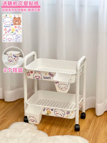 Laundry Tool Salon Trolley Cart Storage Wheels Housekeeping Rolling Cart Mobile Kitchen Mini Candy Wyspy Kuchenne Furniture SQC