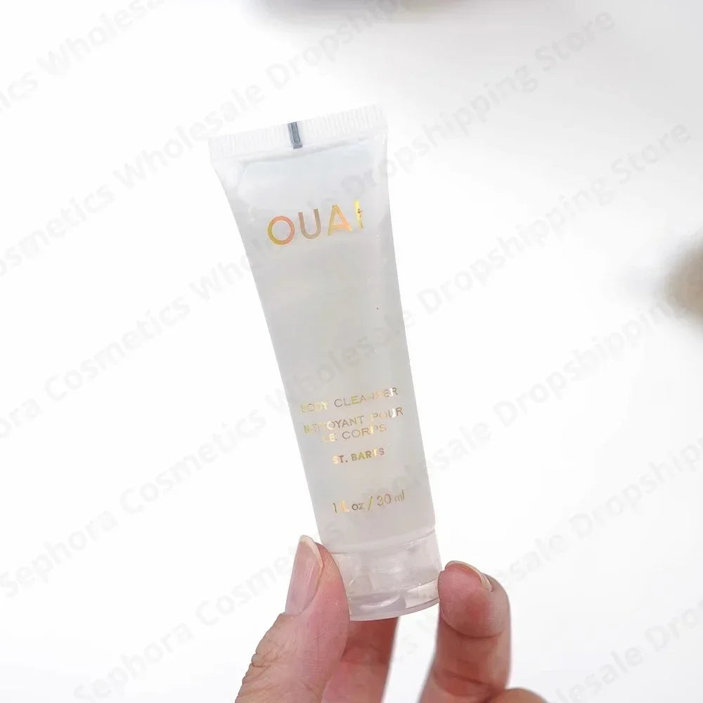 OUAI Hair Care 4pcs Set  Rough and Hard Sofa Hair Shampoo & Conditioner Smooth to Improve Frizz and Dryness