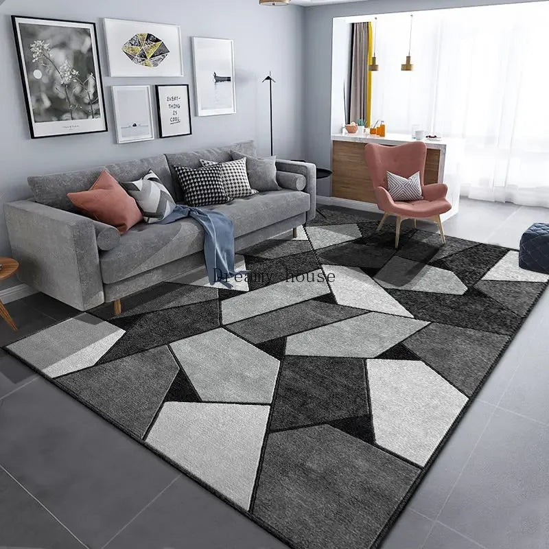 Rugs and Carpets for Home Living Room Rugs for Bedroom Decoration Geometric Soft Nordic Luxury LIVE ROOM area Rug floor mats